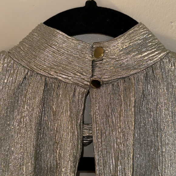 New Express Metallic Banded Hem Choker Tank Top - Picture 12 of 15